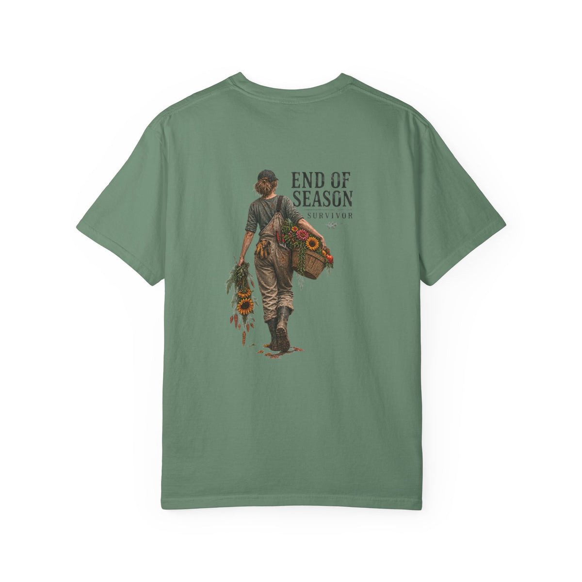 End of Season Floral Tee — Sunflower Farmer Graphic T-Shirt
