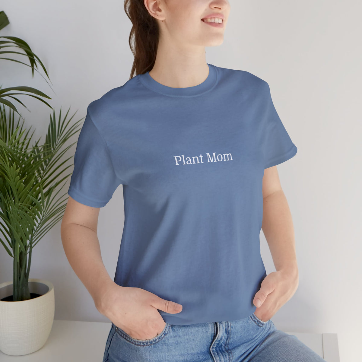 Plant Mom T-Shirt — Minimalist Tee for Plant Lovers