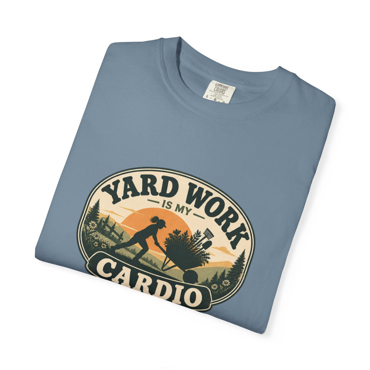 Lawn Care Is My Cardio T-Shirt — Vintage Yard Tee