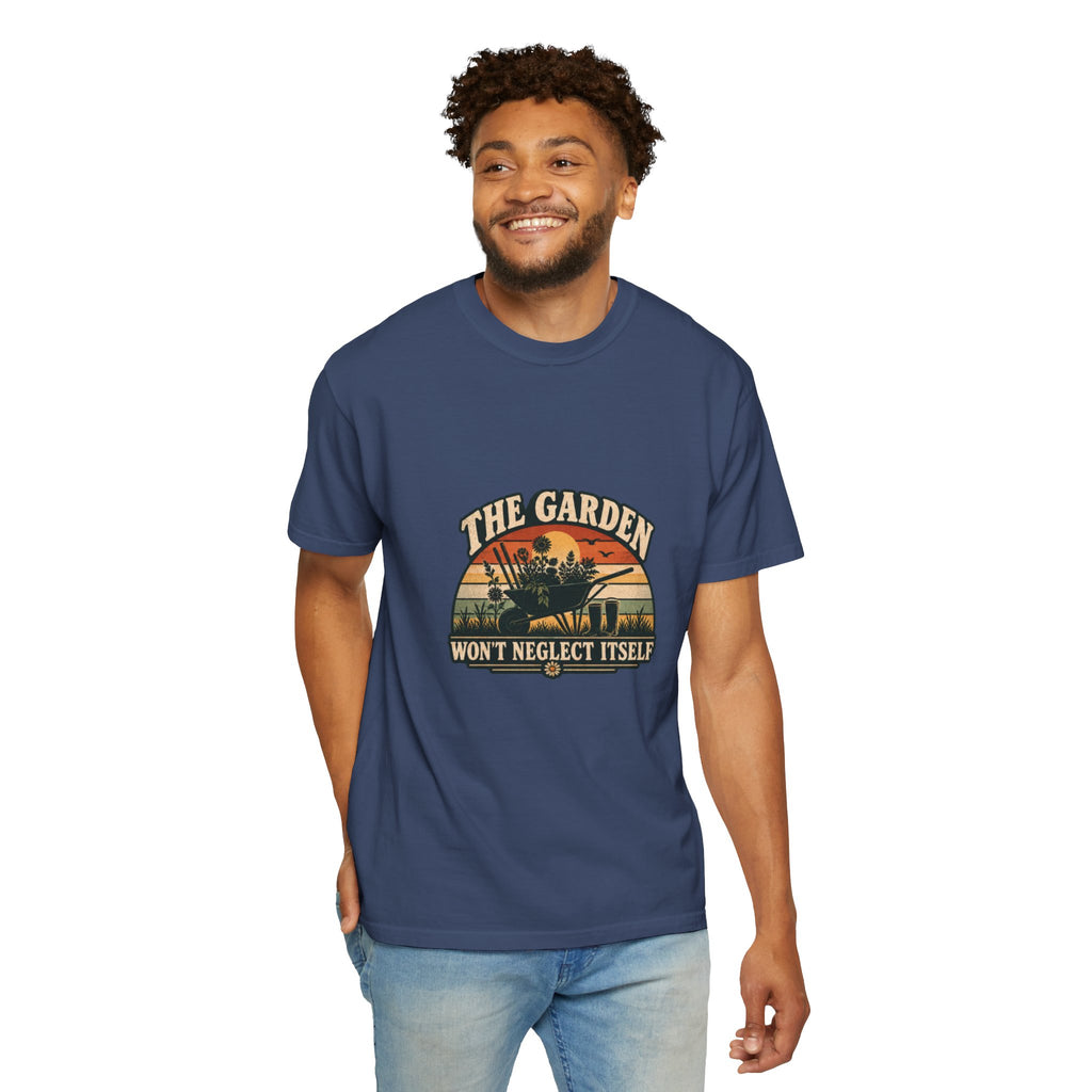 The Garden Won't Neglect Itself (Sunset Edition) T-Shirt