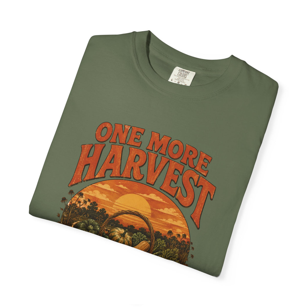 One More Harvest T-Shirt — Vintage Fall Farm Sunset Tee