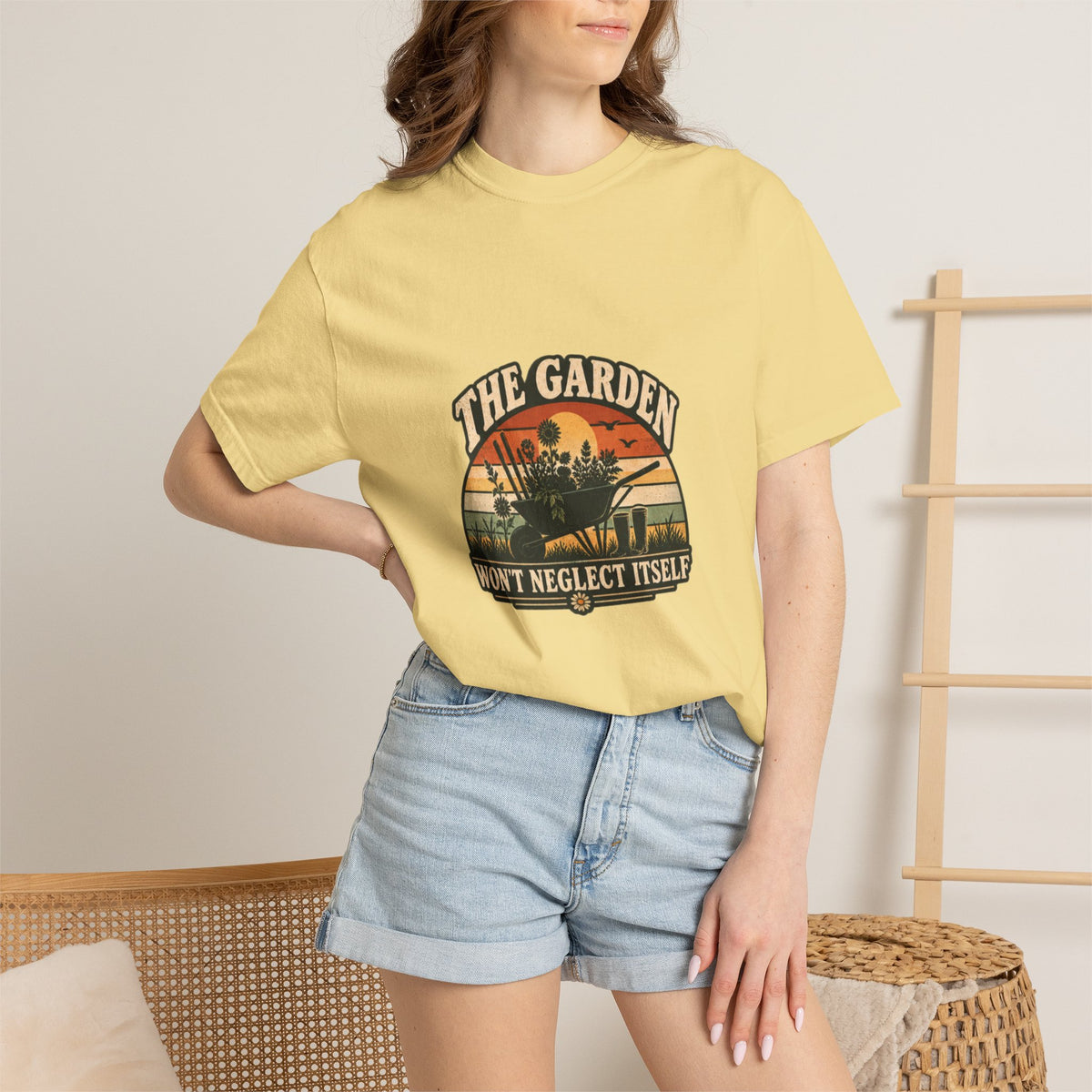 The Garden Won't Neglect Itself (Sunset Edition) T-Shirt