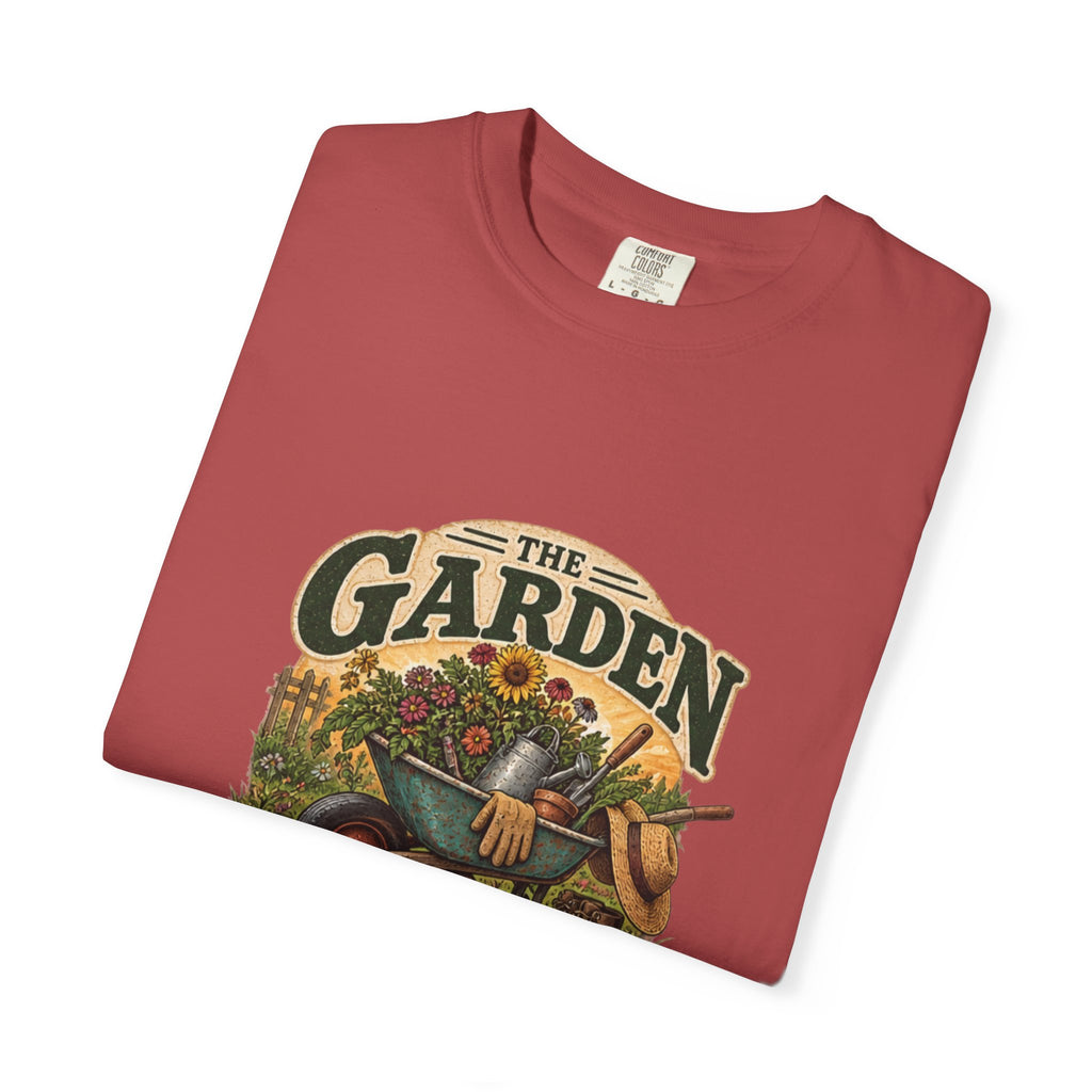 Garden T-Shirt — "The Garden Won’t Neglect Itself" Vintage Gardening Tee