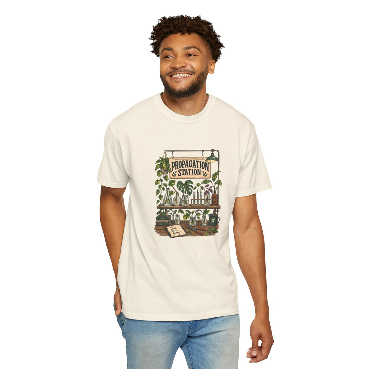 Propagation Station T‑Shirt — Plant Propagation Graphic Tee for Gardeners