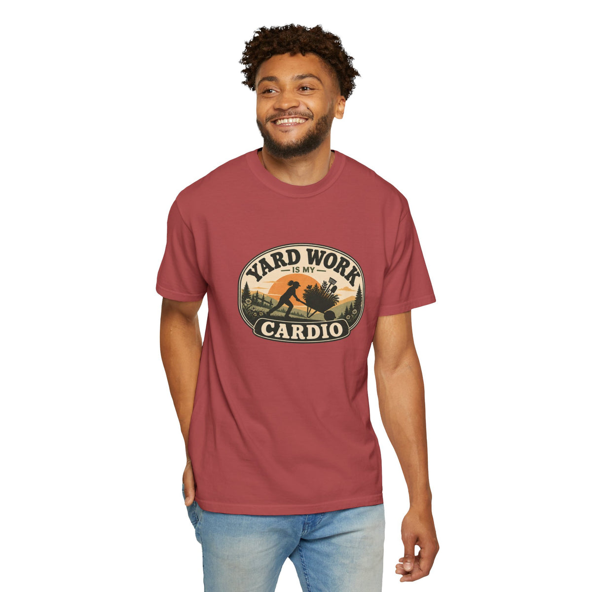 Lawn Care Is My Cardio T-Shirt — Vintage Yard Tee