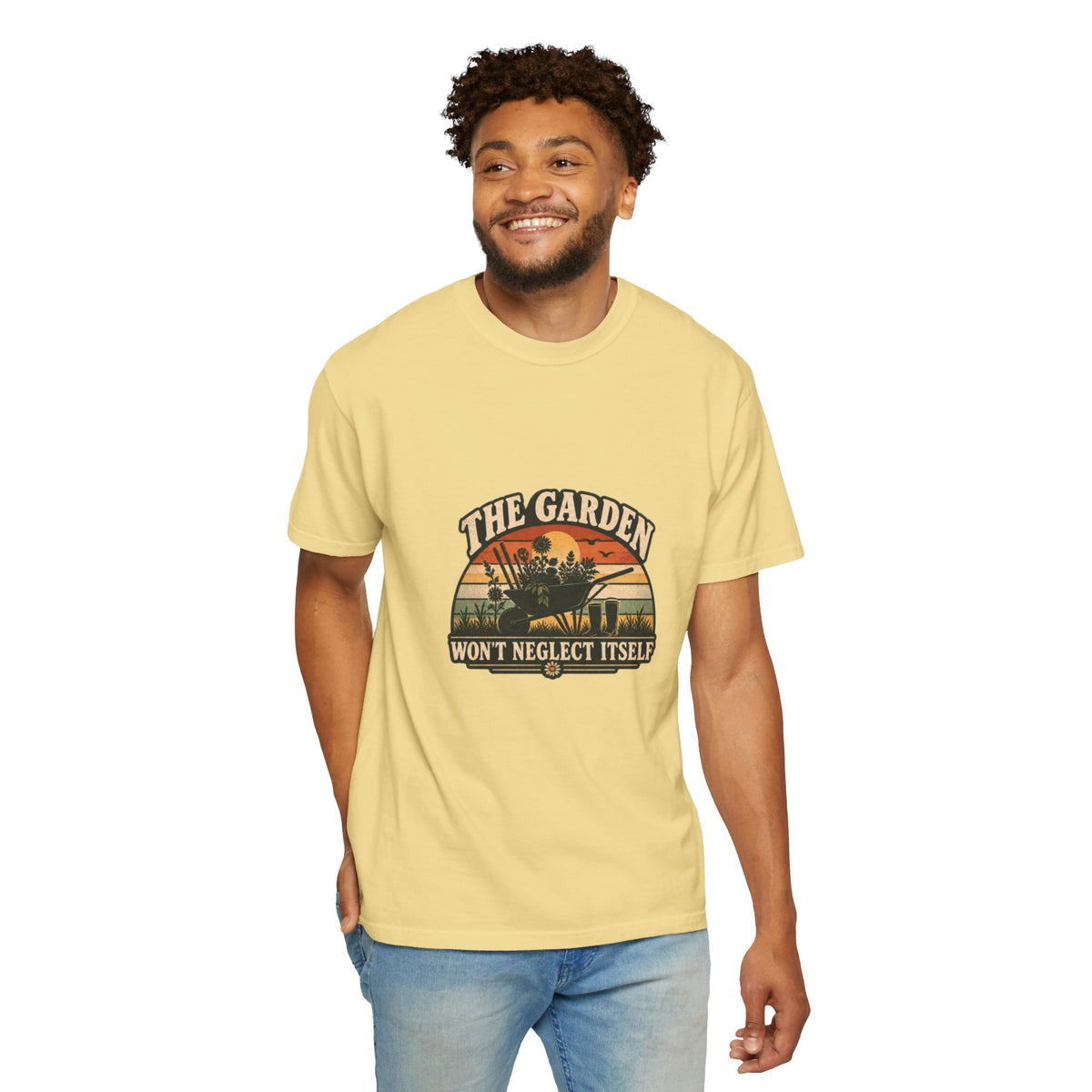 The Garden Won't Neglect Itself (Sunset Edition) T-Shirt