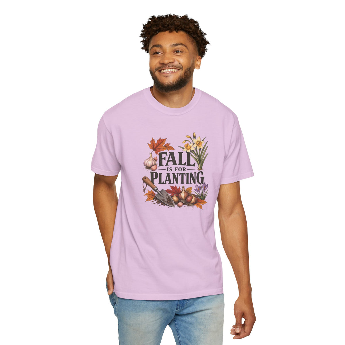 Fall Is for Planting T-Shirt — Autumn Gardening Graphic Tee