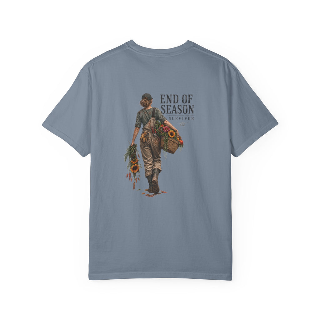 End of Season Floral Tee — Sunflower Farmer Graphic T-Shirt