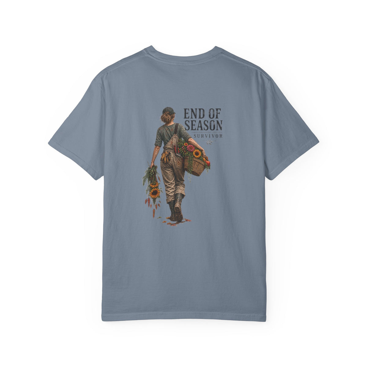 End of Season Floral Tee — Sunflower Farmer Graphic T-Shirt