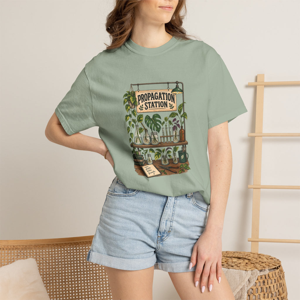 Propagation Station T‑Shirt — Plant Propagation Graphic Tee for Gardeners