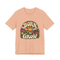 Born to Grow T‑Shirt — Retro Floral Gardening Tee