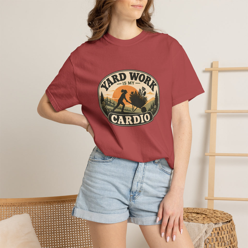 Lawn Care Is My Cardio T-Shirt — Vintage Yard Tee