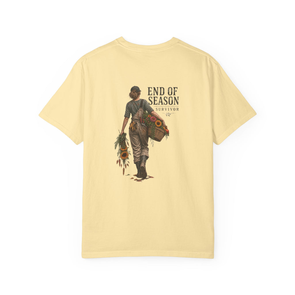 End of Season Floral Tee — Sunflower Farmer Graphic T-Shirt