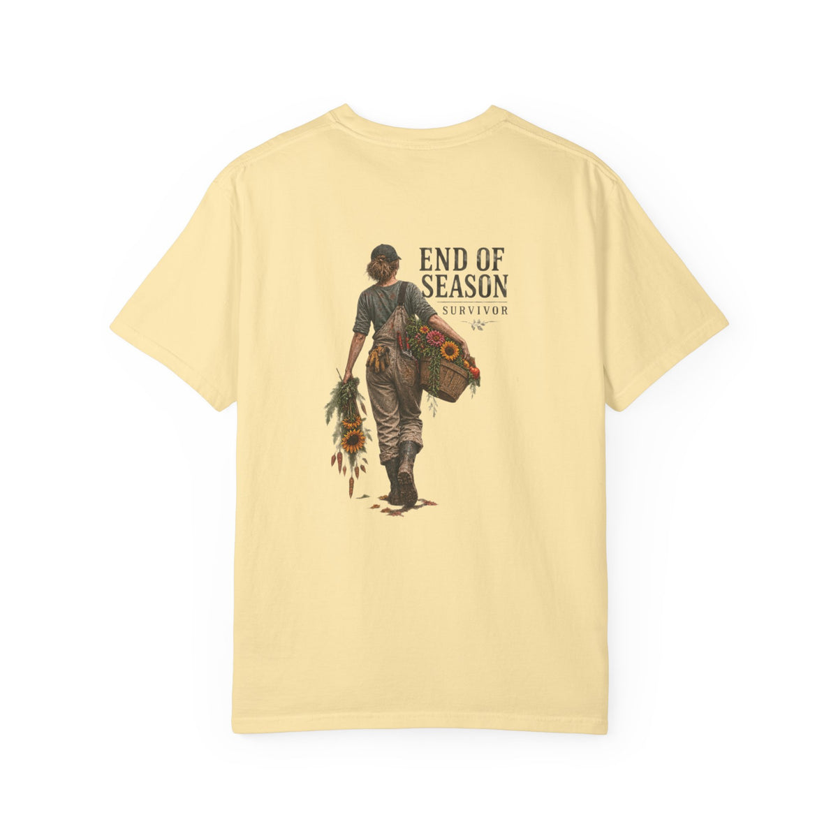 End of Season Floral Tee — Sunflower Farmer Graphic T-Shirt