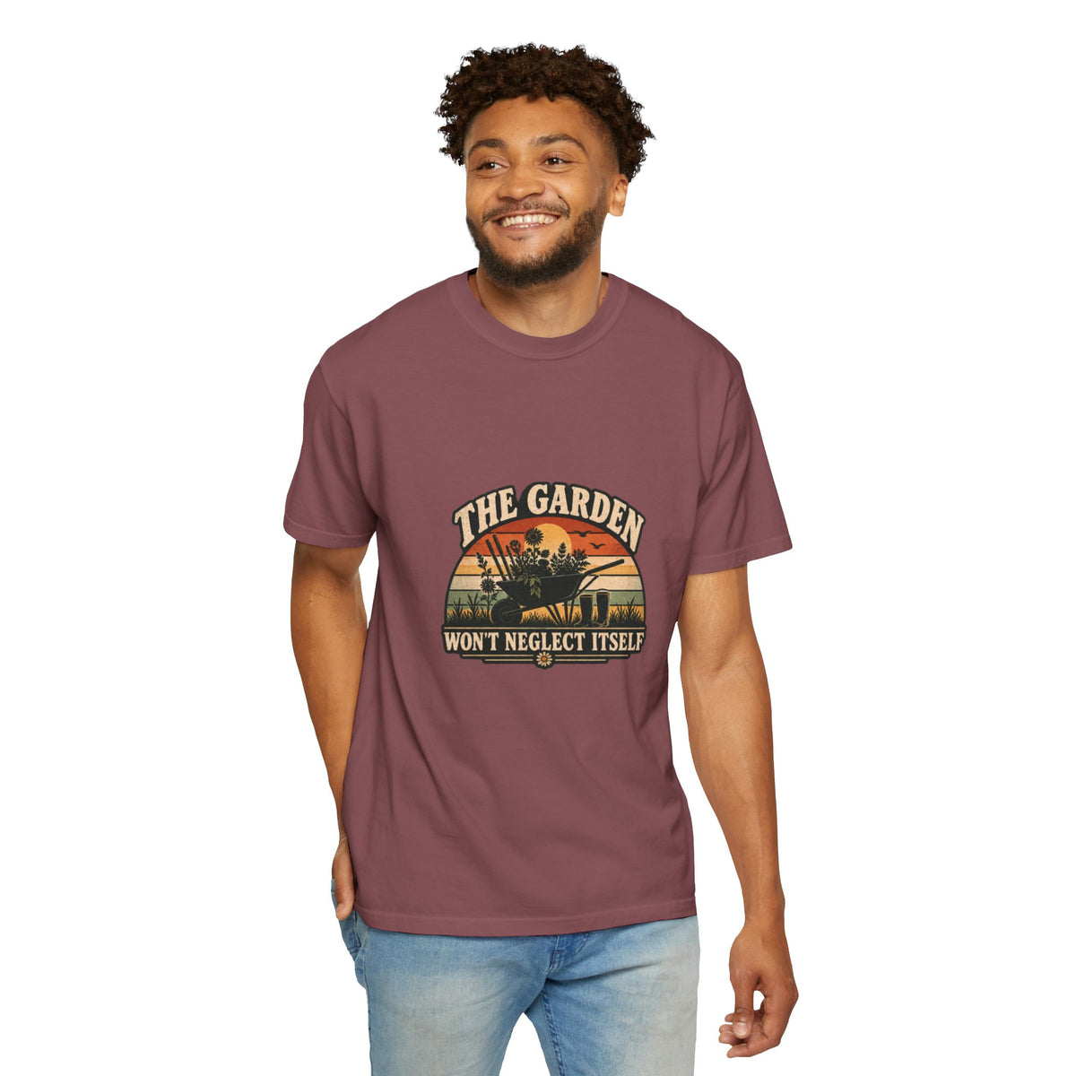 The Garden Won't Neglect Itself (Sunset Edition) T-Shirt