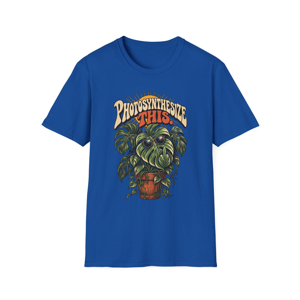 Photosynthesize This Plant T-Shirt — Retro Monstera Graphic Tee
