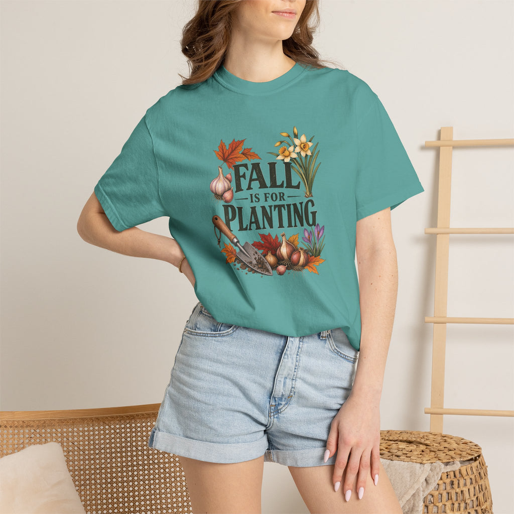 Fall Is for Planting T-Shirt — Autumn Gardening Graphic Tee