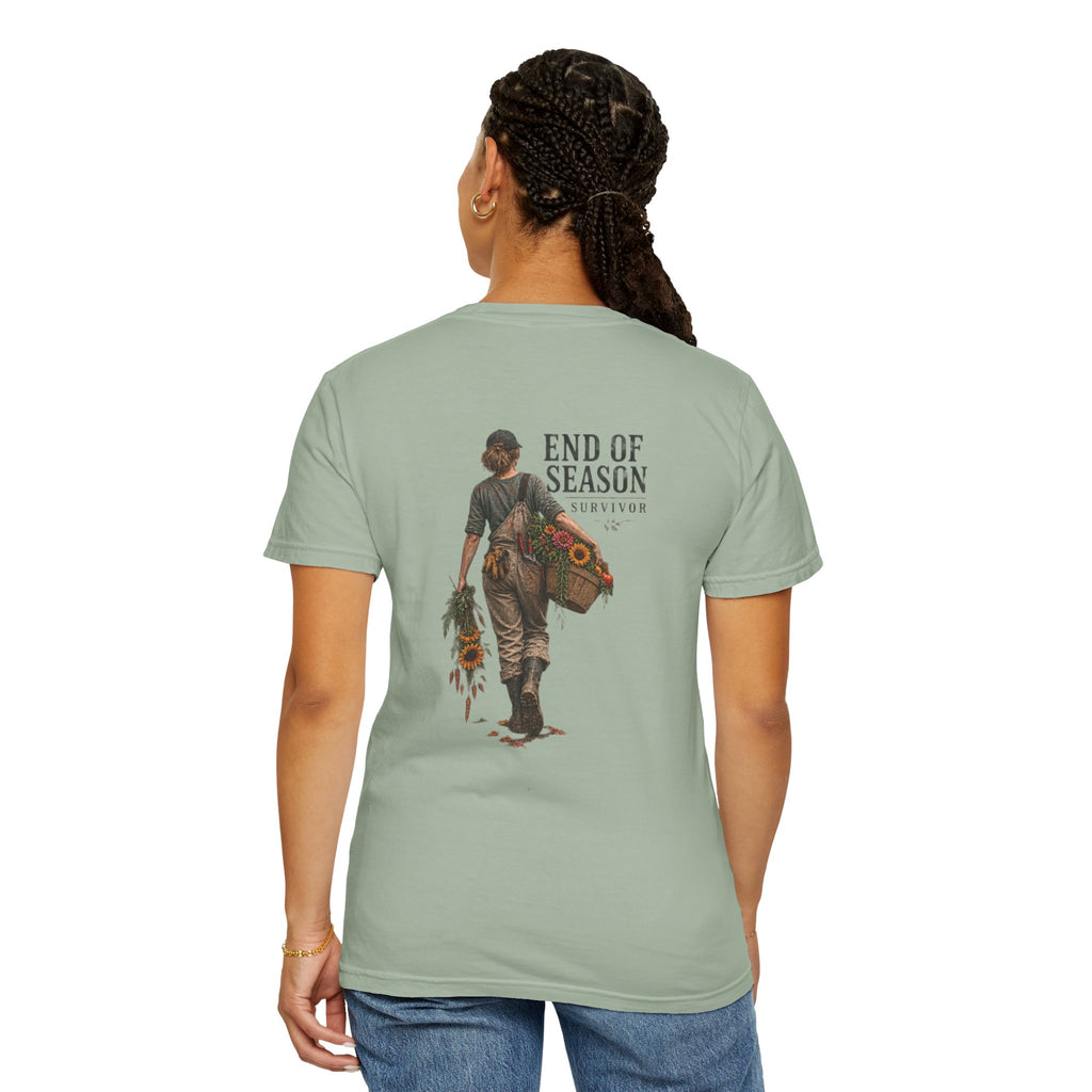 End of Season Floral Tee — Sunflower Farmer Graphic T-Shirt