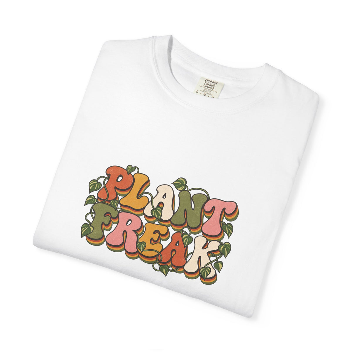 Plant Freak T-Shirt — Retro Groovy Botanical Tee for Plant Lovers