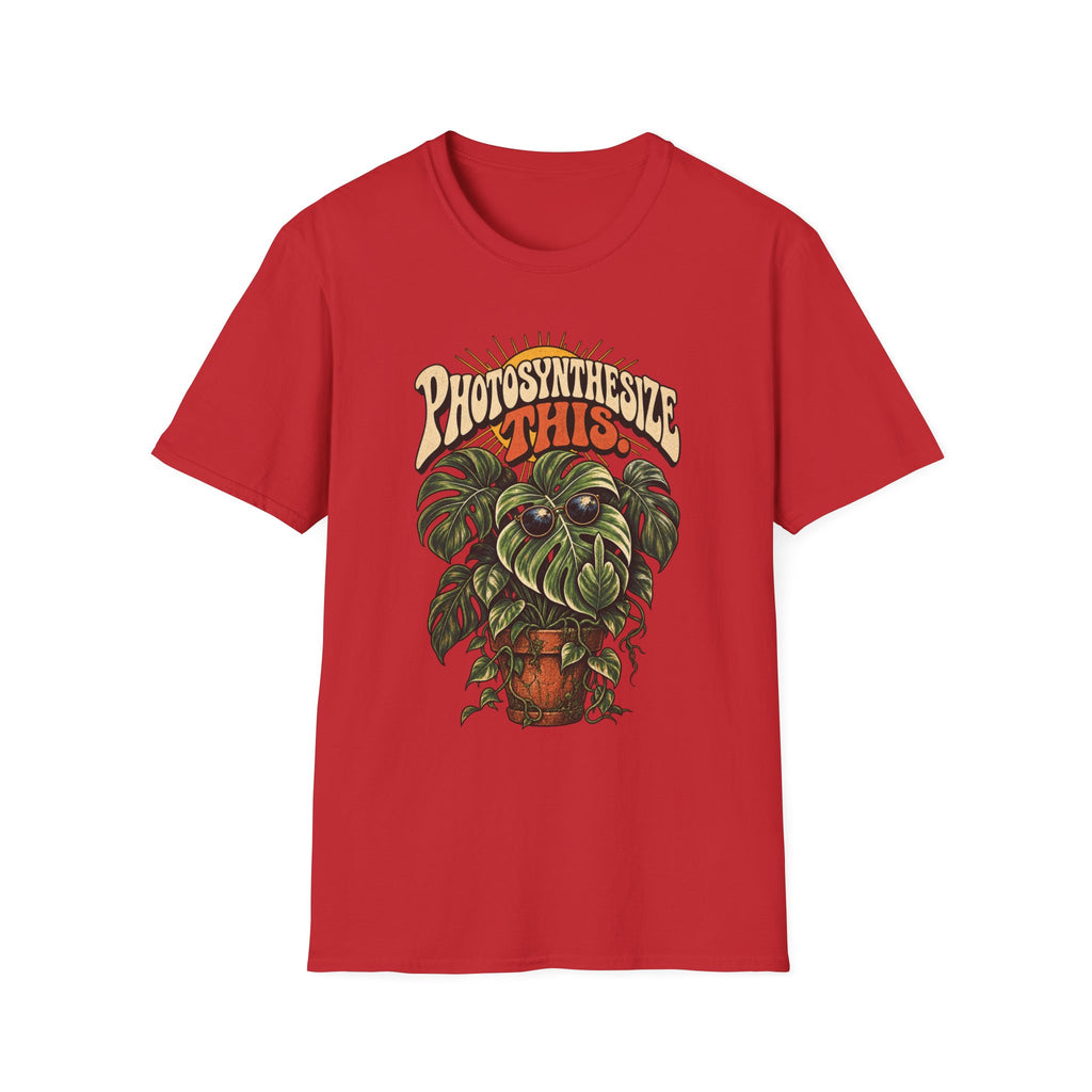 Photosynthesize This Plant T-Shirt — Retro Monstera Graphic Tee