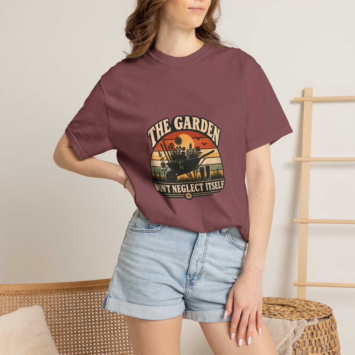 The Garden Won't Neglect Itself (Sunset Edition) T-Shirt