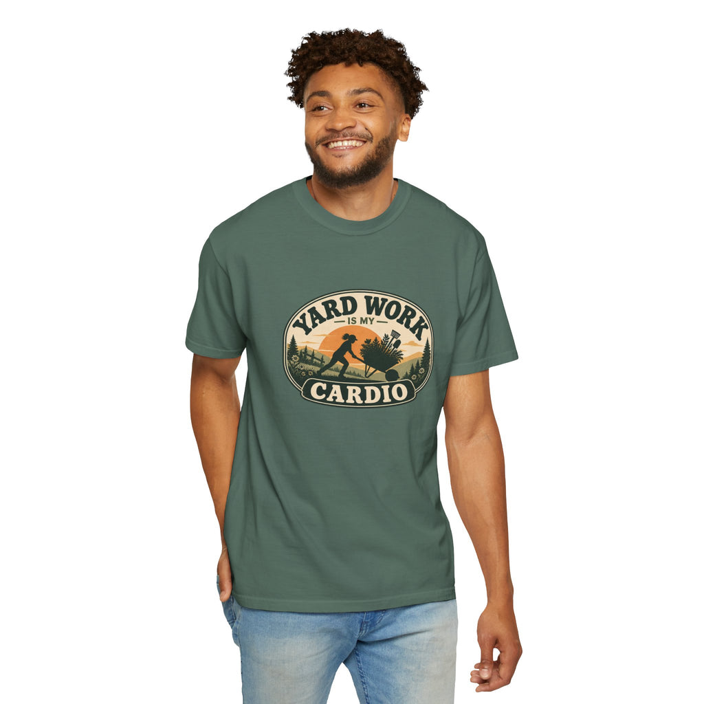 Lawn Care Is My Cardio T-Shirt — Vintage Yard Tee