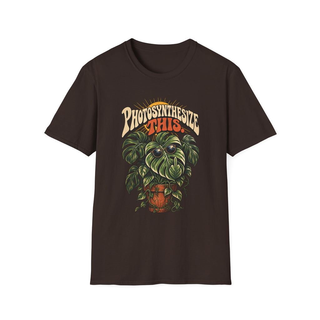 Photosynthesize This Plant T-Shirt — Retro Monstera Graphic Tee