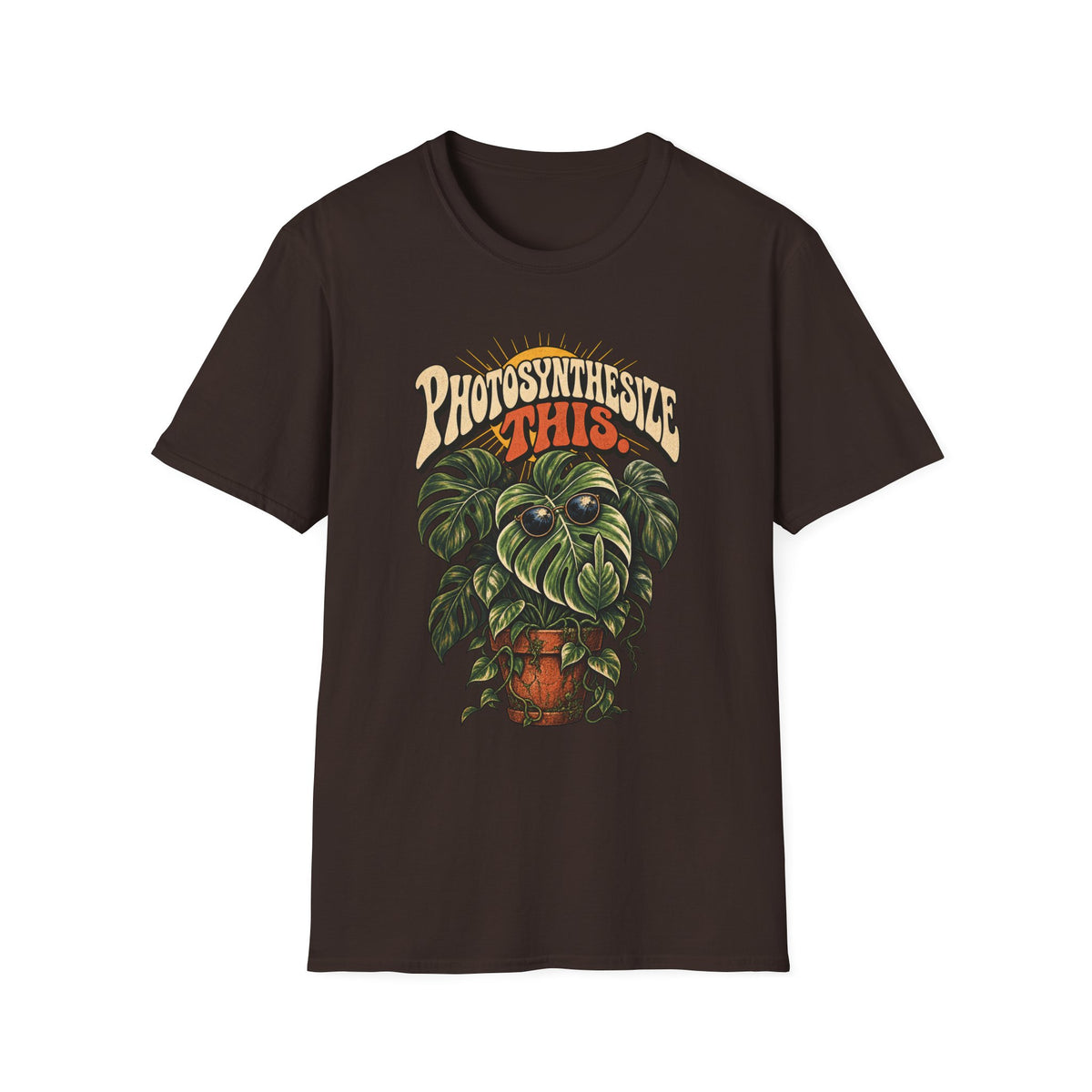 Photosynthesize This Plant T-Shirt — Retro Monstera Graphic Tee