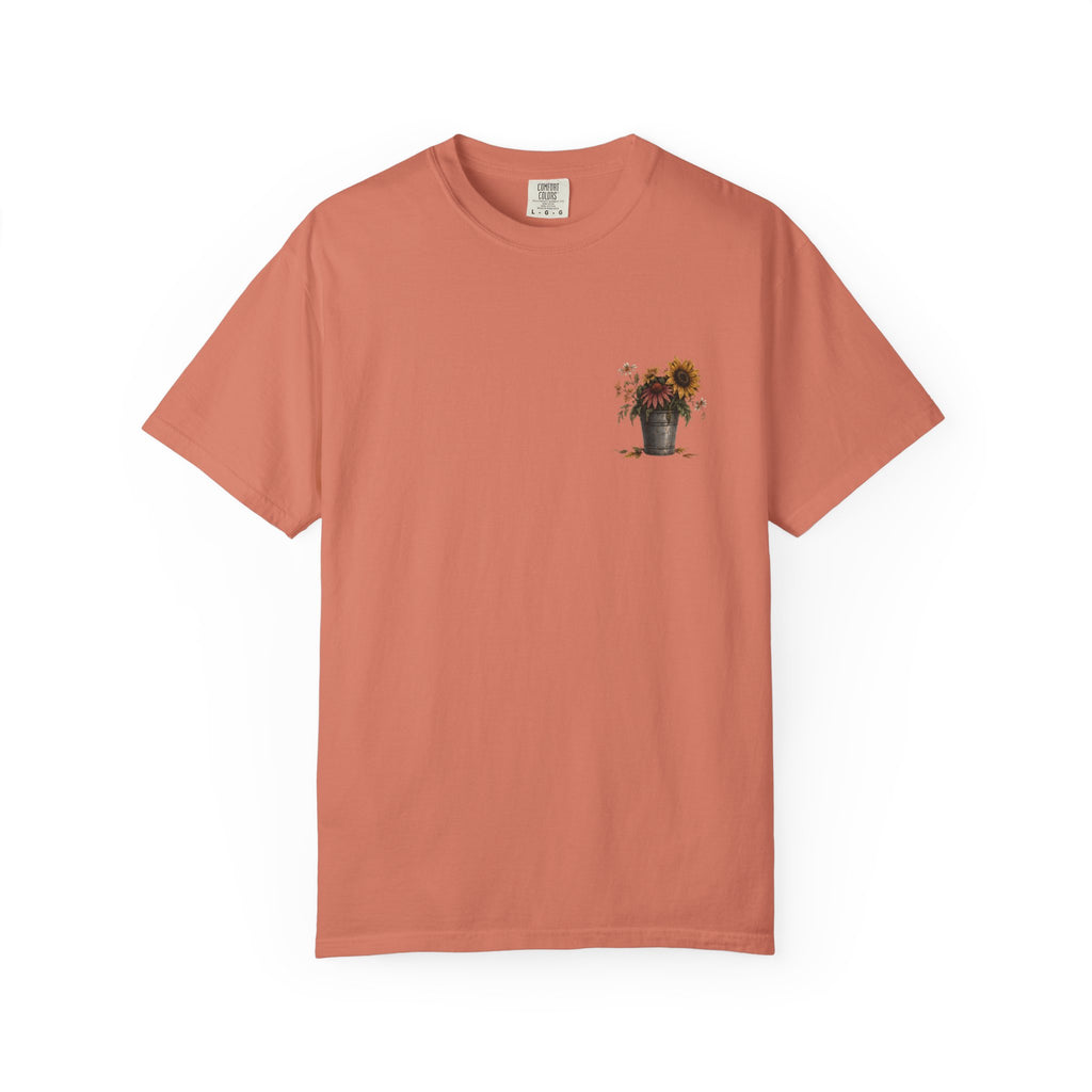End of Season Floral Tee — Sunflower Farmer Graphic T-Shirt