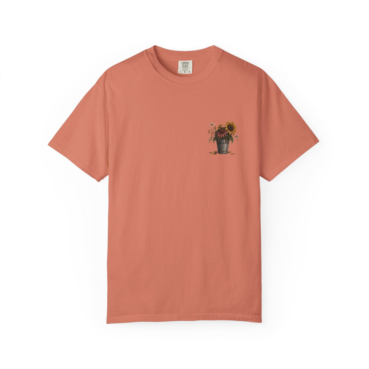 End of Season Floral Tee — Sunflower Farmer Graphic T-Shirt
