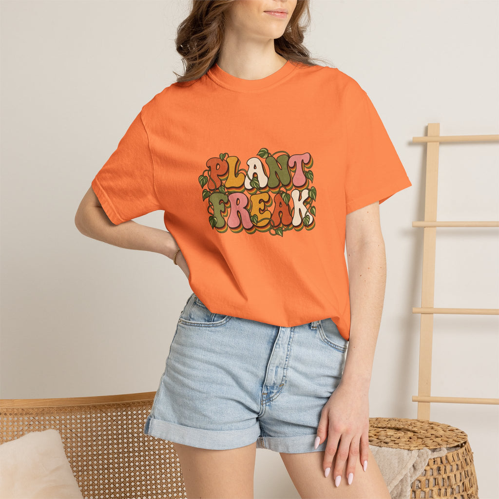 Plant Freak T-Shirt — Retro Groovy Botanical Tee for Plant Lovers