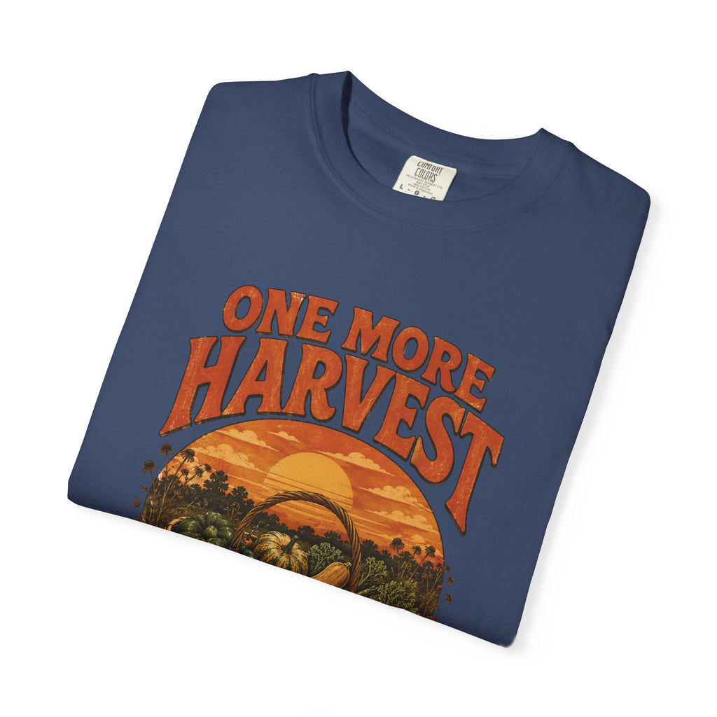 One More Harvest T-Shirt — Vintage Fall Farm Sunset Tee