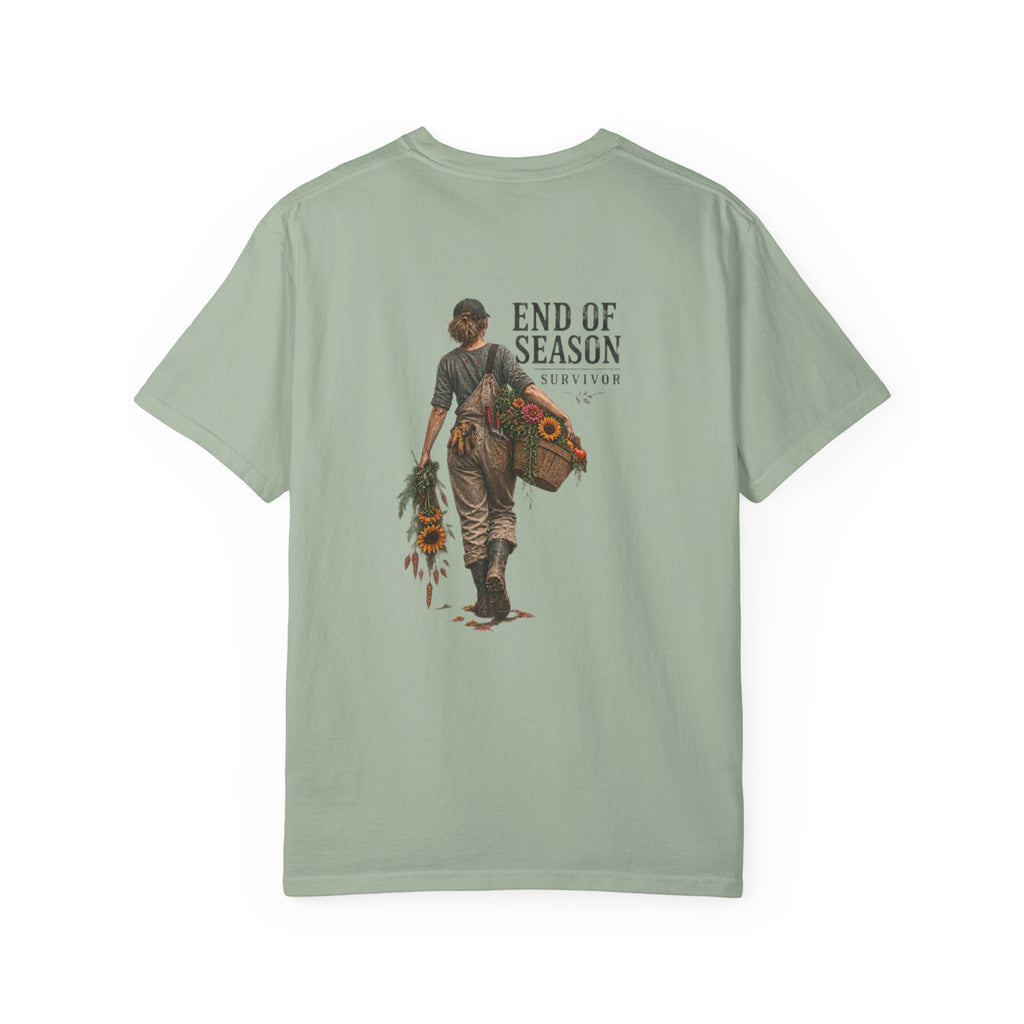 End of Season Floral Tee — Sunflower Farmer Graphic T-Shirt