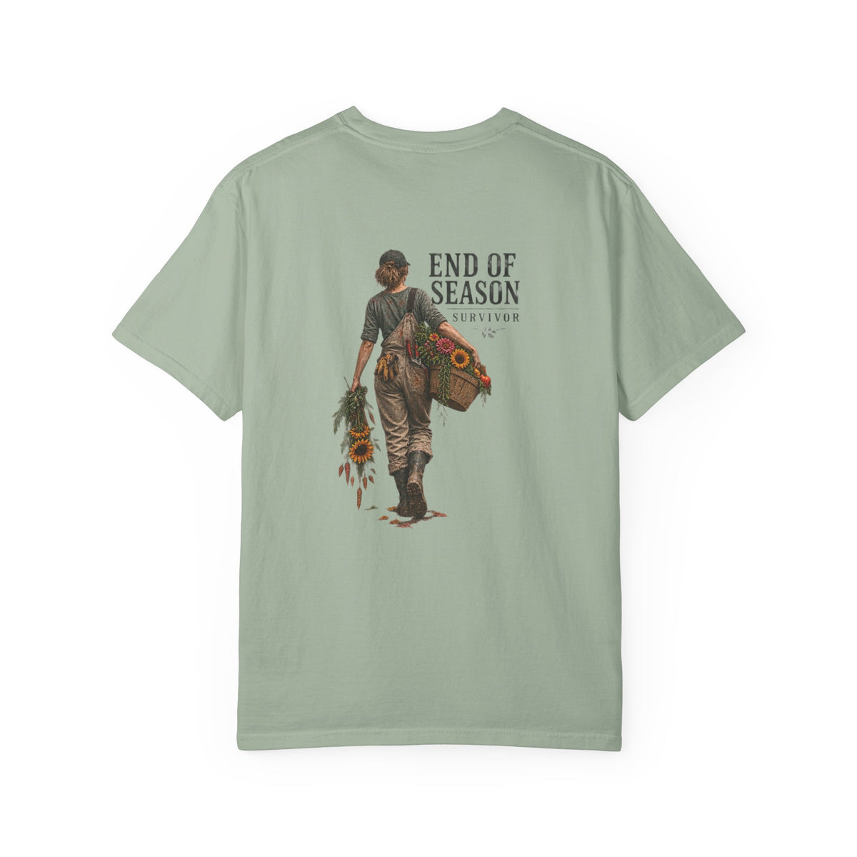 End of Season Floral Tee — Sunflower Farmer Graphic T-Shirt