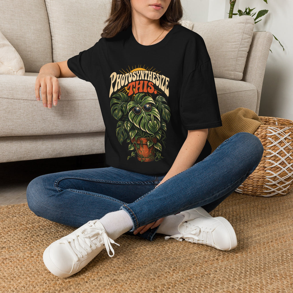Photosynthesize This Plant T-Shirt — Retro Monstera Graphic Tee