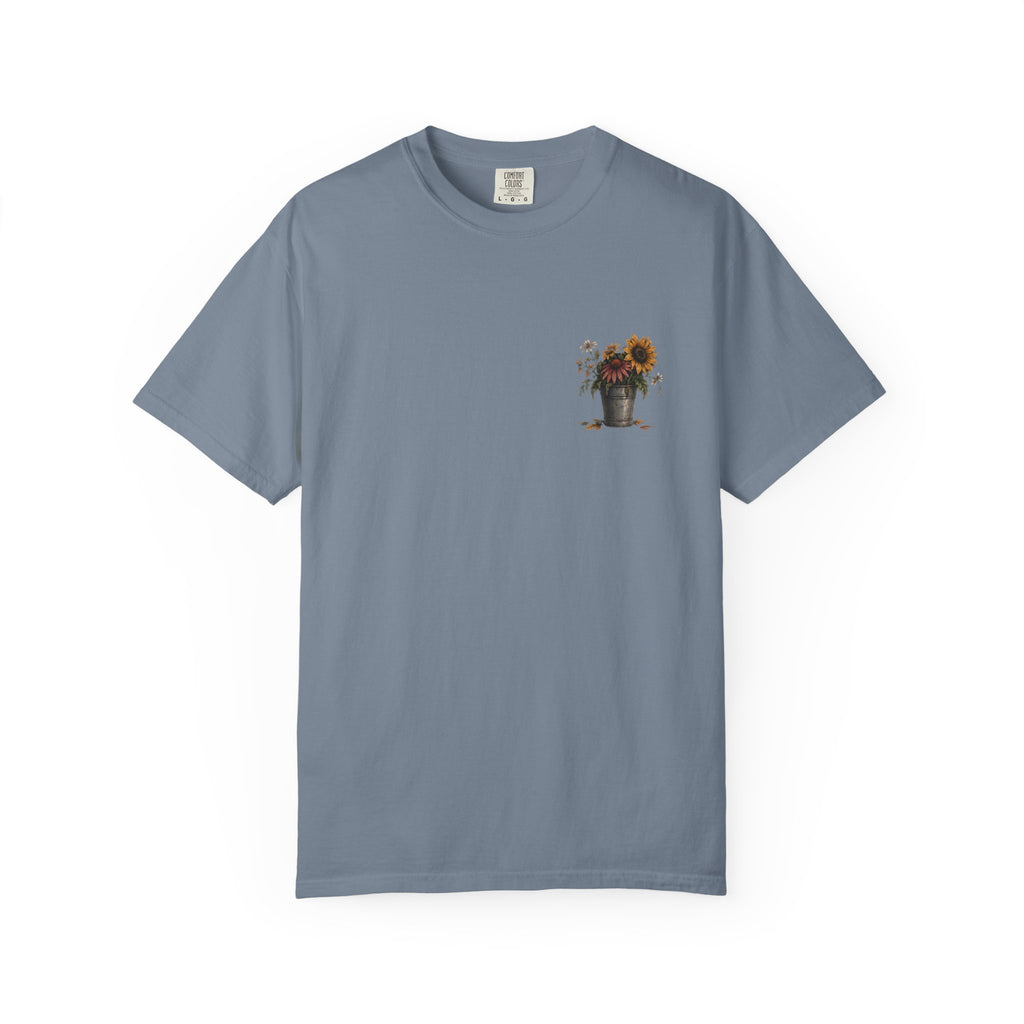 End of Season Floral Tee — Sunflower Farmer Graphic T-Shirt