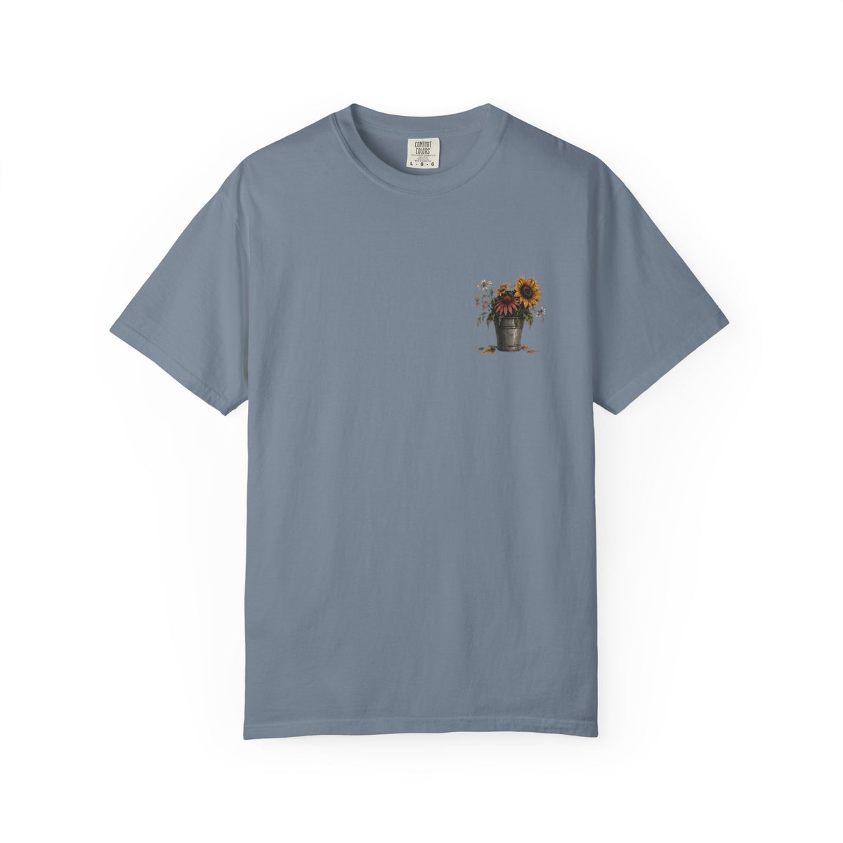End of Season Floral Tee — Sunflower Farmer Graphic T-Shirt