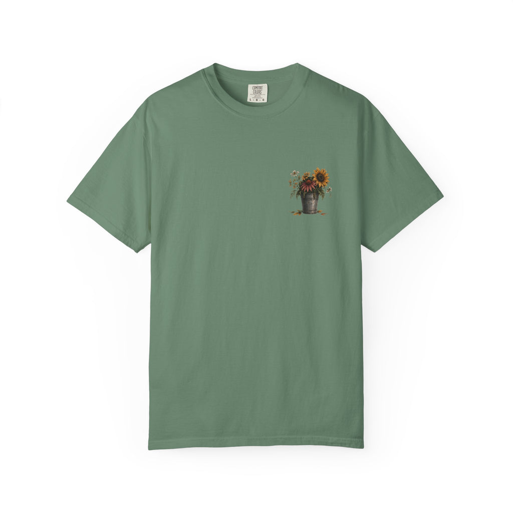 End of Season Floral Tee — Sunflower Farmer Graphic T-Shirt
