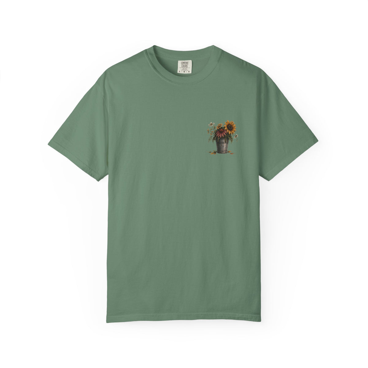 End of Season Floral Tee — Sunflower Farmer Graphic T-Shirt