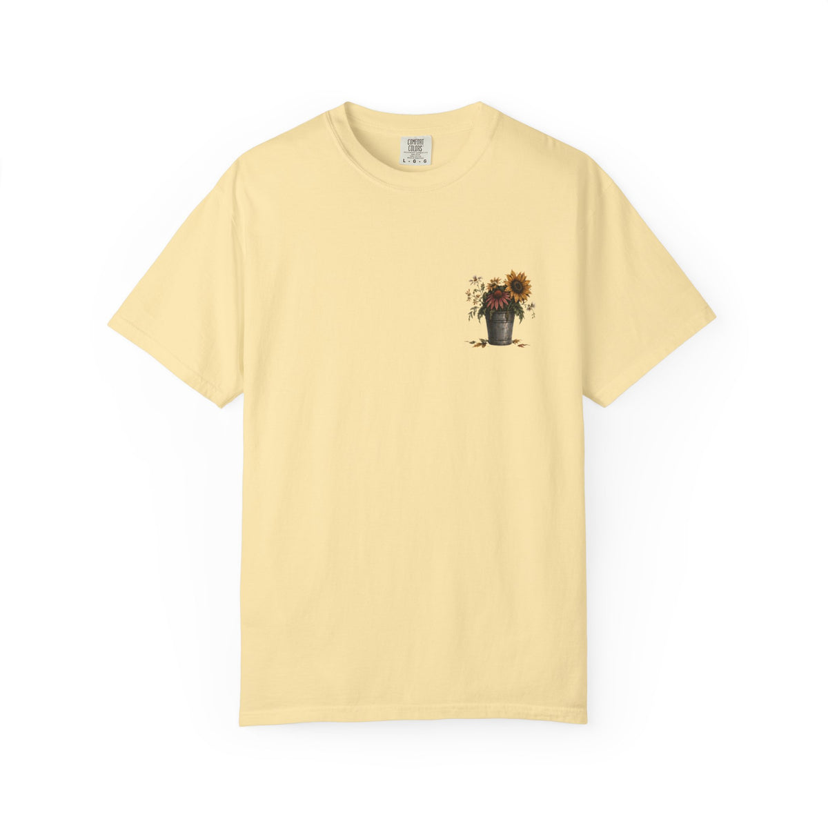 End of Season Floral Tee — Sunflower Farmer Graphic T-Shirt