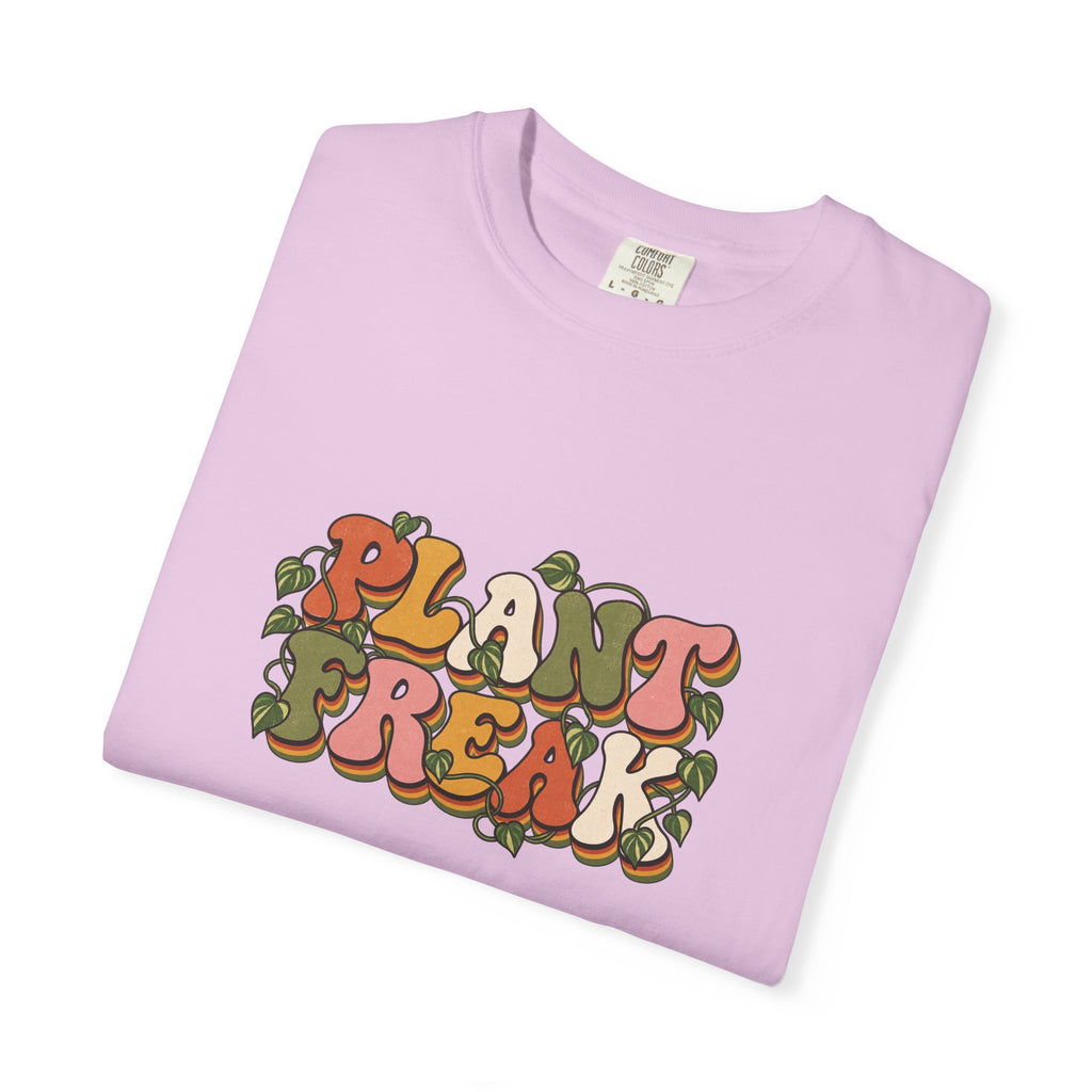 Plant Freak T-Shirt — Retro Groovy Botanical Tee for Plant Lovers