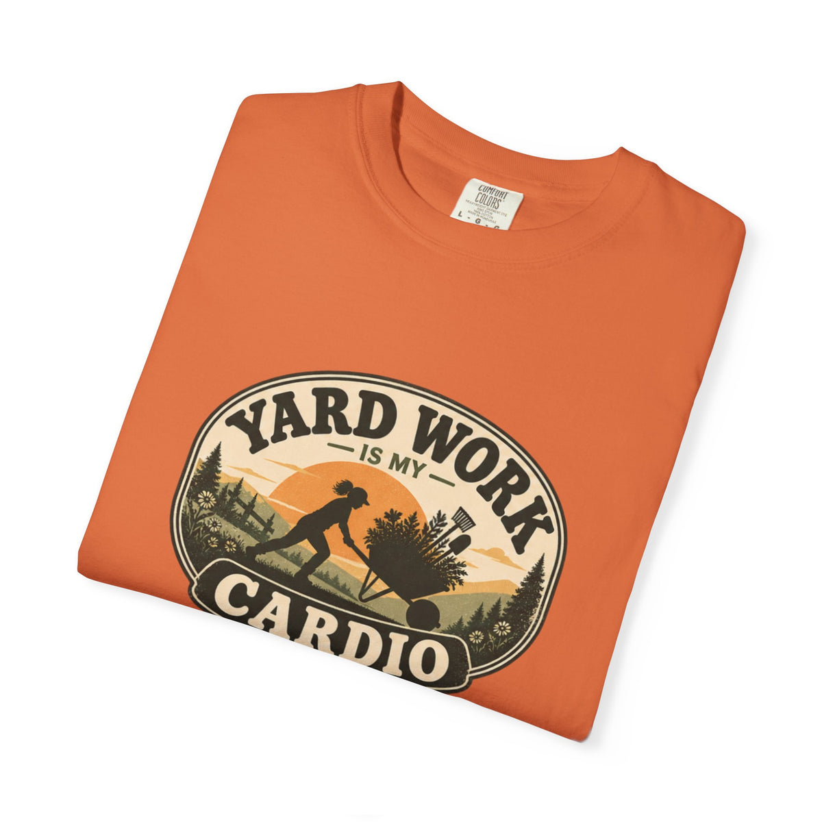 Lawn Care Is My Cardio T-Shirt — Vintage Yard Tee
