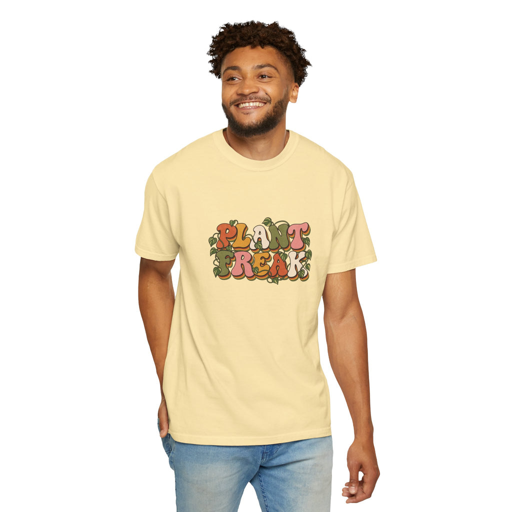 Plant Freak T-Shirt — Retro Groovy Botanical Tee for Plant Lovers