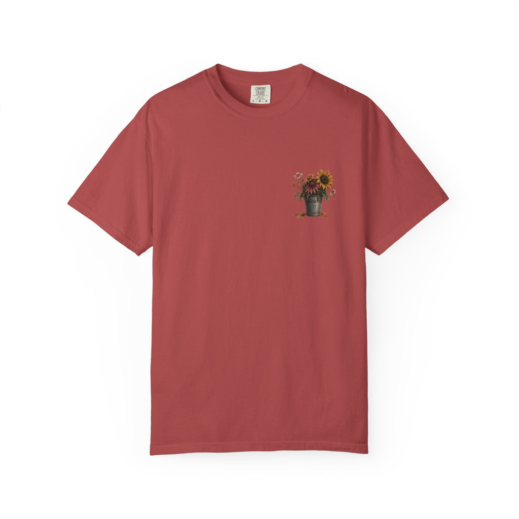 End of Season Floral Tee — Sunflower Farmer Graphic T-Shirt