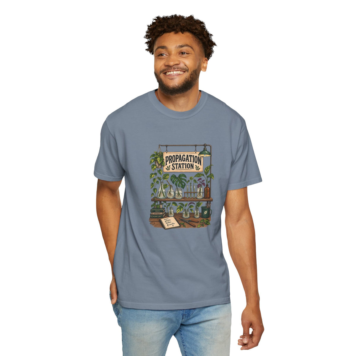 Propagation Station T‑Shirt — Plant Propagation Graphic Tee for Gardeners