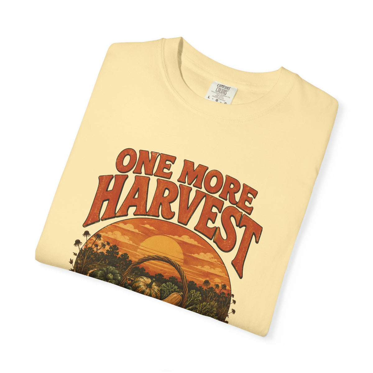 One More Harvest T-Shirt — Vintage Fall Farm Sunset Tee