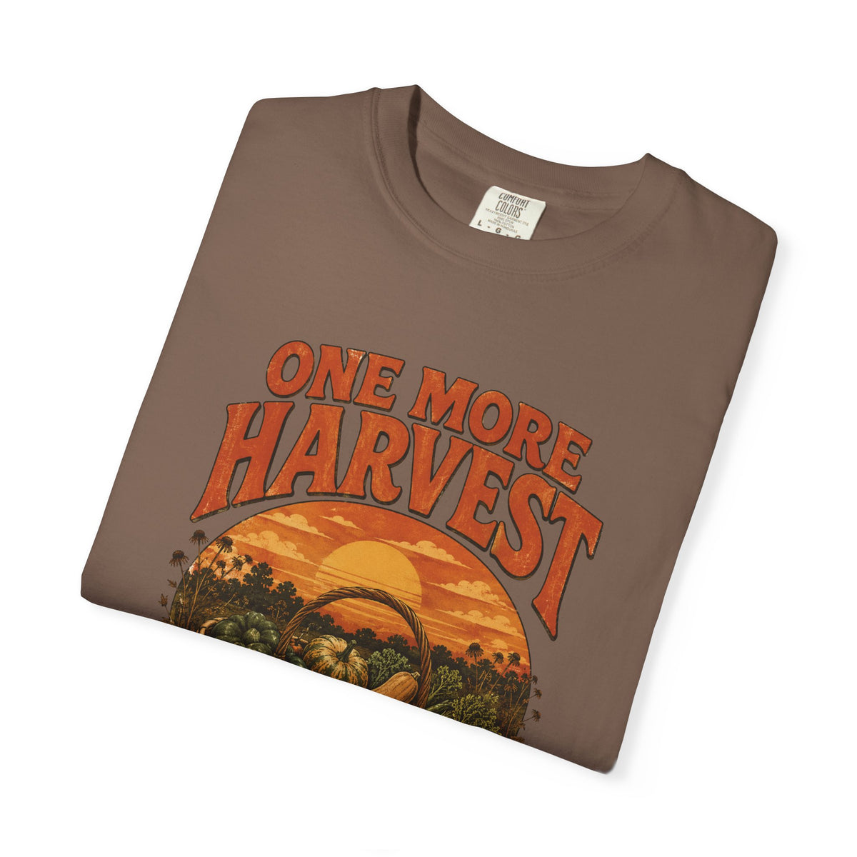 One More Harvest T-Shirt — Vintage Fall Farm Sunset Tee