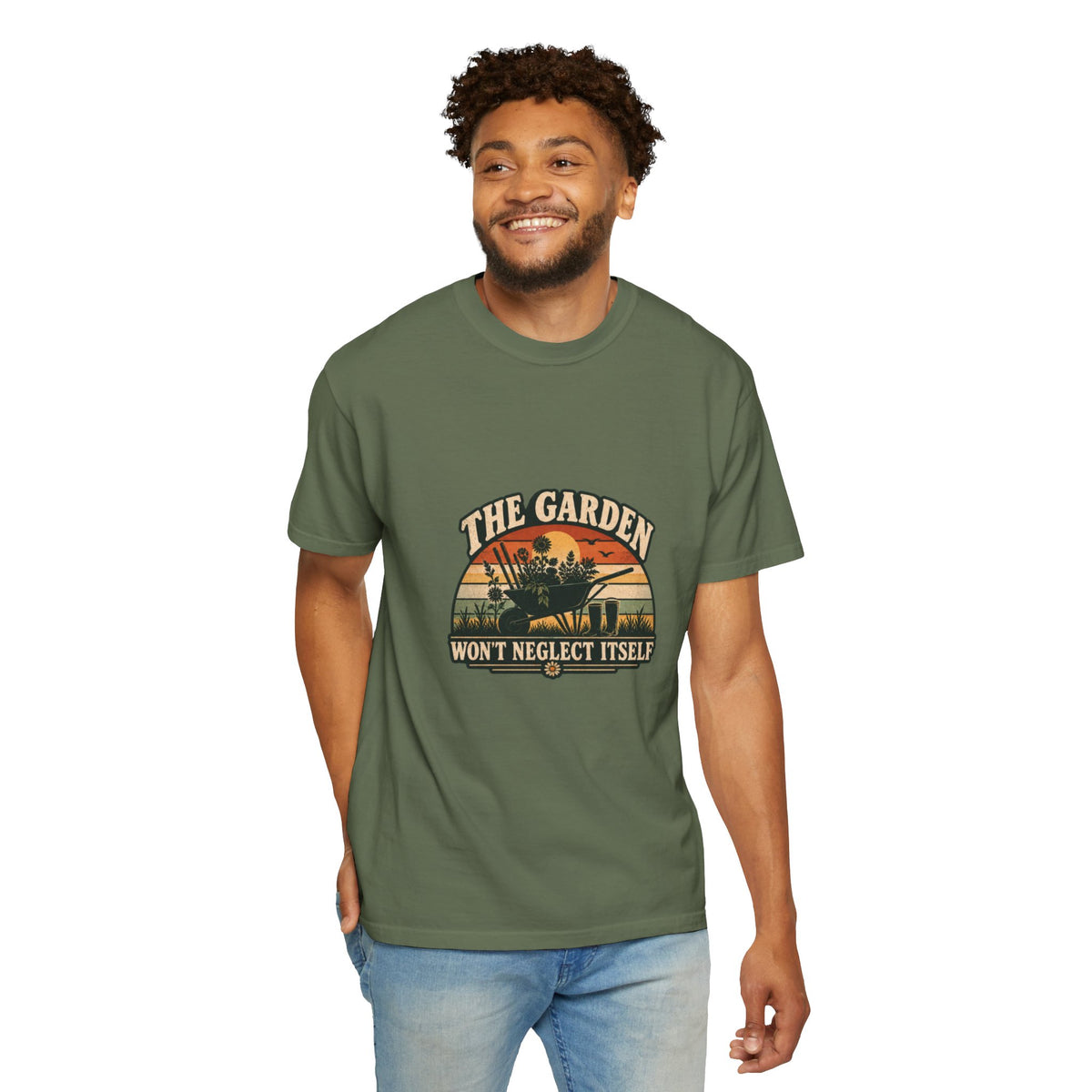 The Garden Won't Neglect Itself (Sunset Edition) T-Shirt