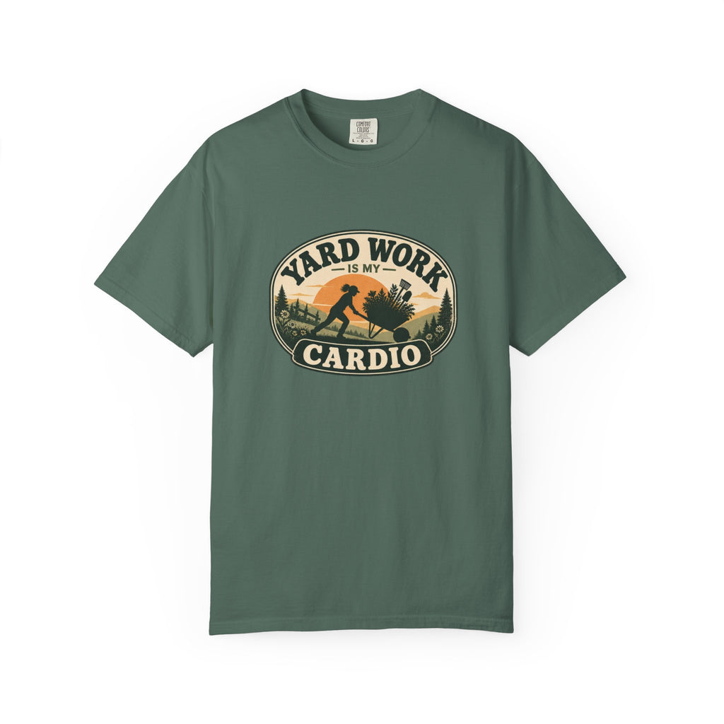 Lawn Care Is My Cardio T-Shirt — Vintage Yard Tee