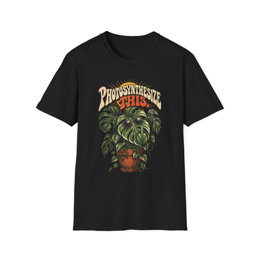 Photosynthesize This Plant T-Shirt — Retro Monstera Graphic Tee